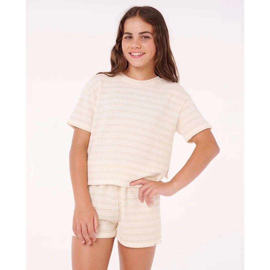 Rip Curl Youth Paradise Club Bobbi Shorts Natural 8Y 
