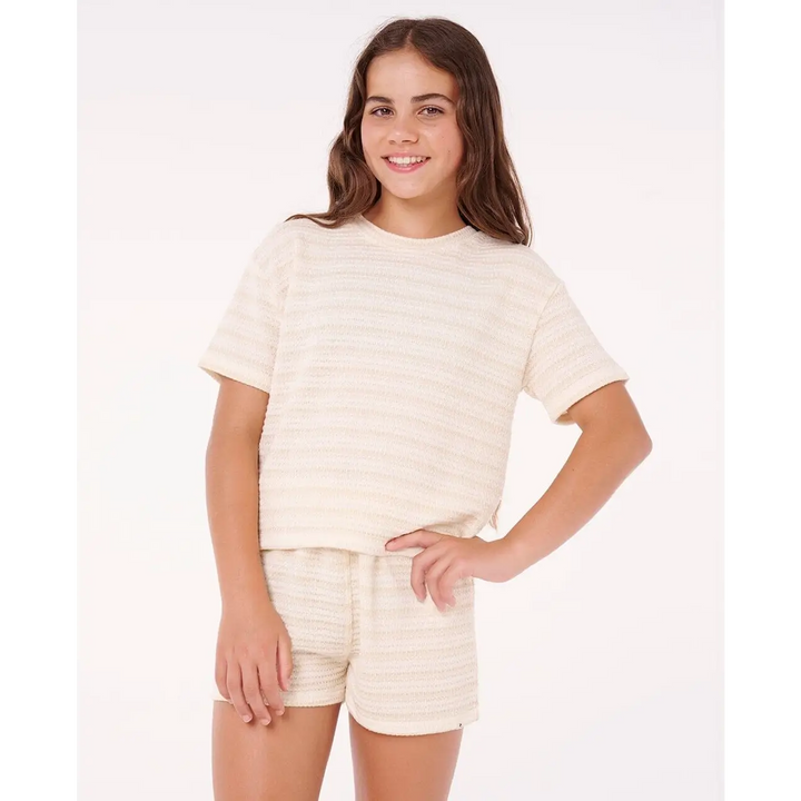 Rip Curl Youth Paradise Club Bobbi Shorts Natural 8Y 