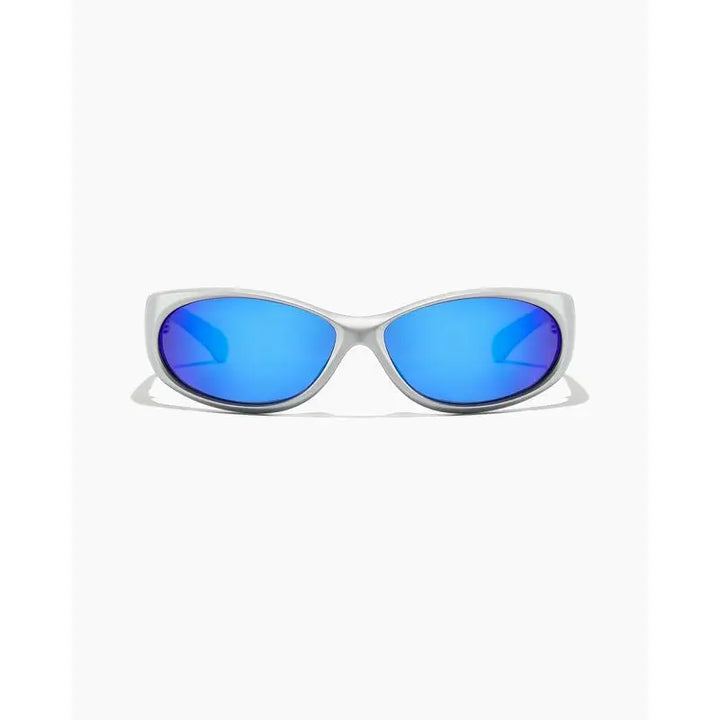 Ritual Vision Demon Speed Polarised Sunglasses - Matte Chrome / Blue Reflect Polar