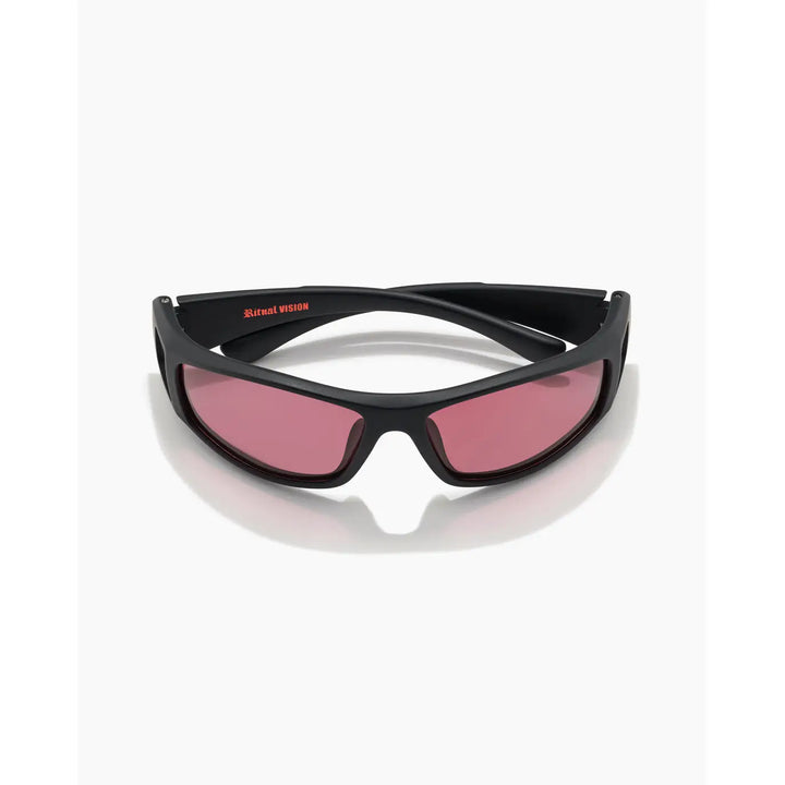 Ritual Vision Dragster Polarised Sunglasses - Matte Black / Rust Polar