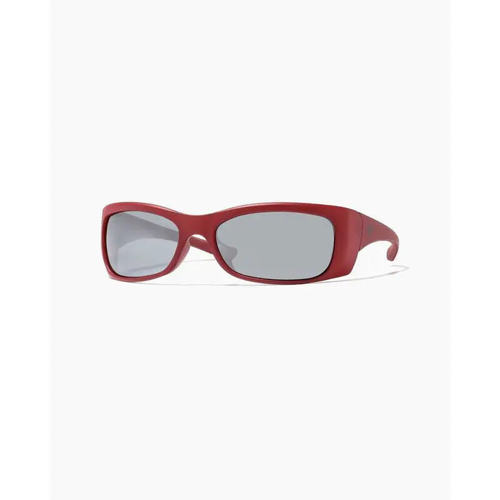 Ritual Vision Sabotage Polarised Sunglasses - Matte Dark Red / Black Mirror Polar