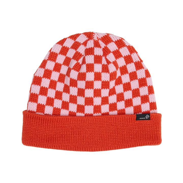 Rojo Cosy Check Beanie - Nasturtium
