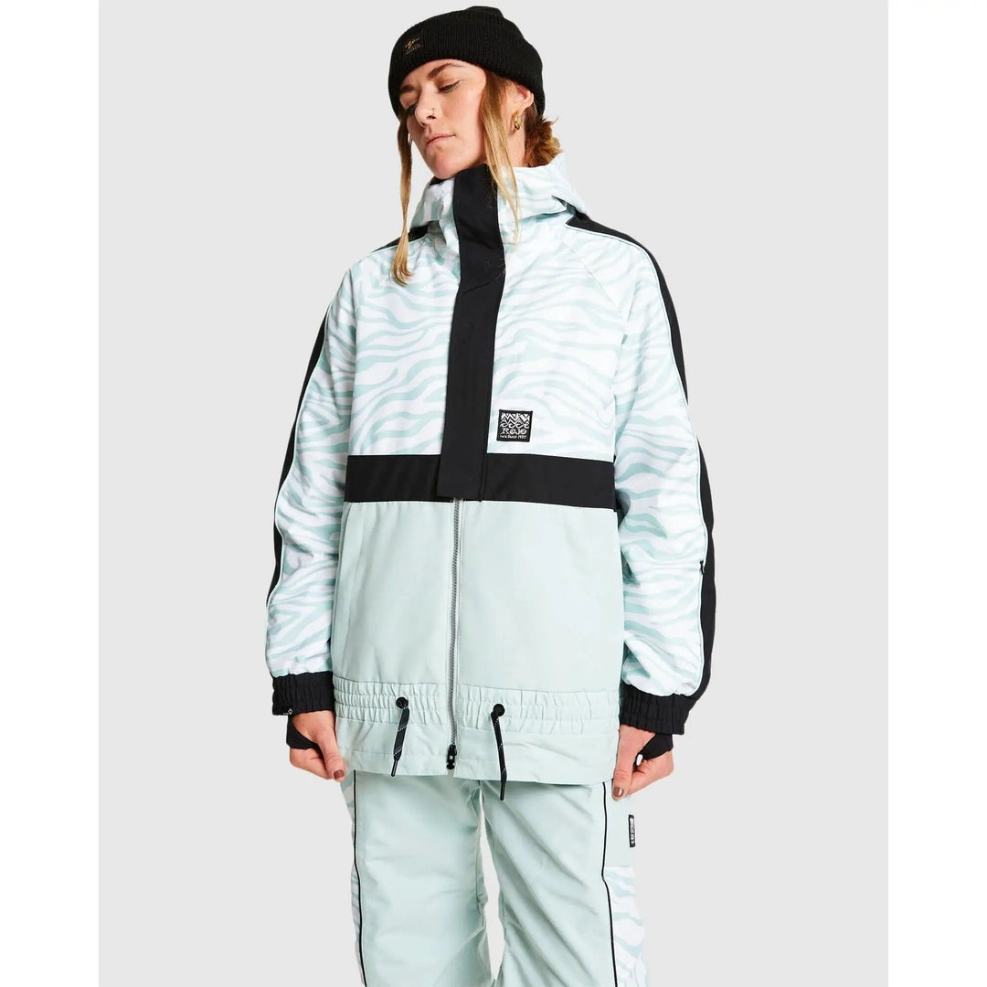 Rojo Retro Jo Jacket Zebralicious / Surf Spray S 