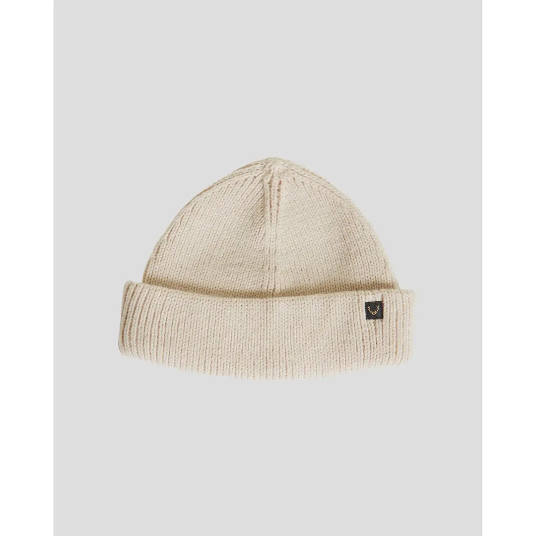 Rojo Shortie Beanie - White Cap / Grey