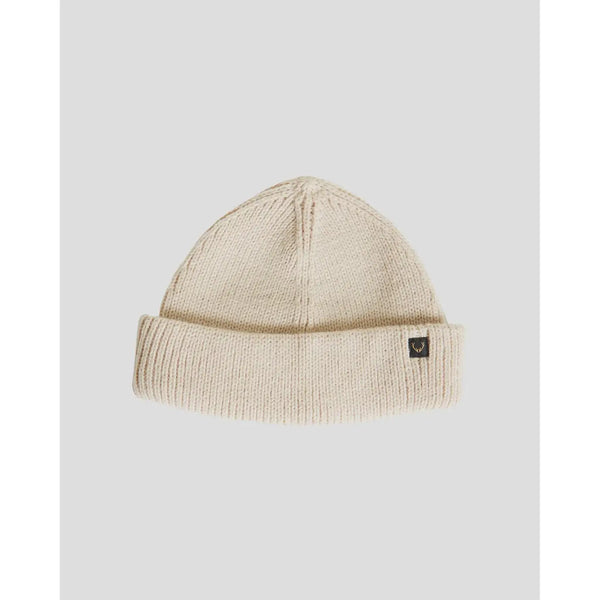 Rojo Shortie Beanie - White Cap / Grey
