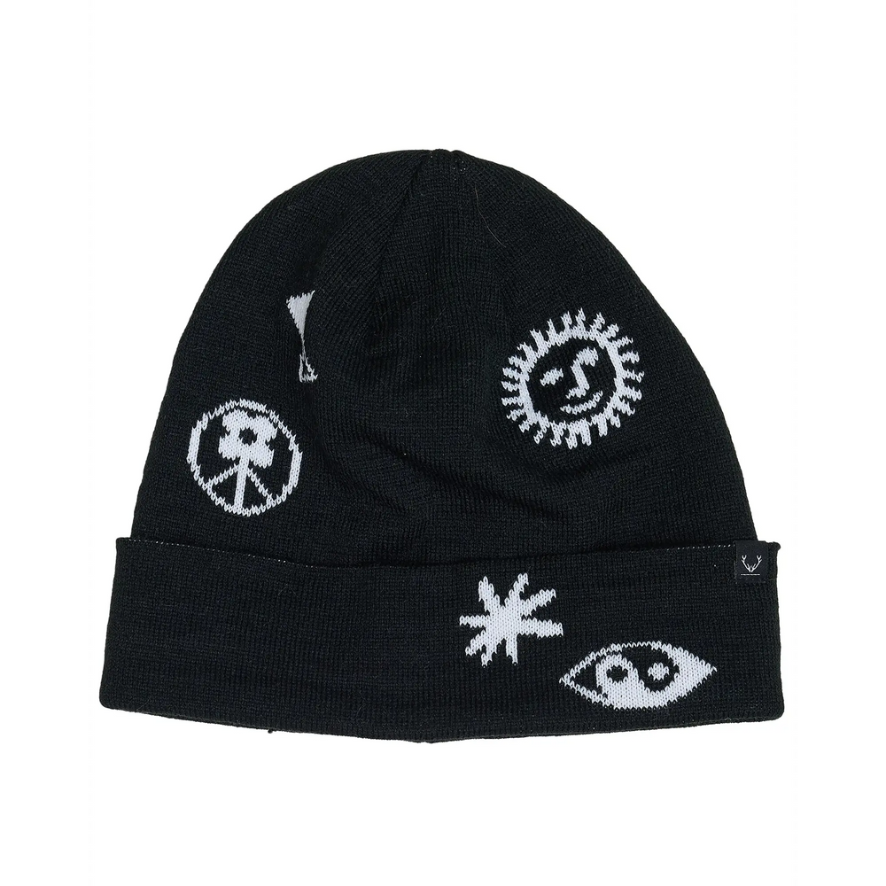 Rojo Sun Dial Beanie - True Black