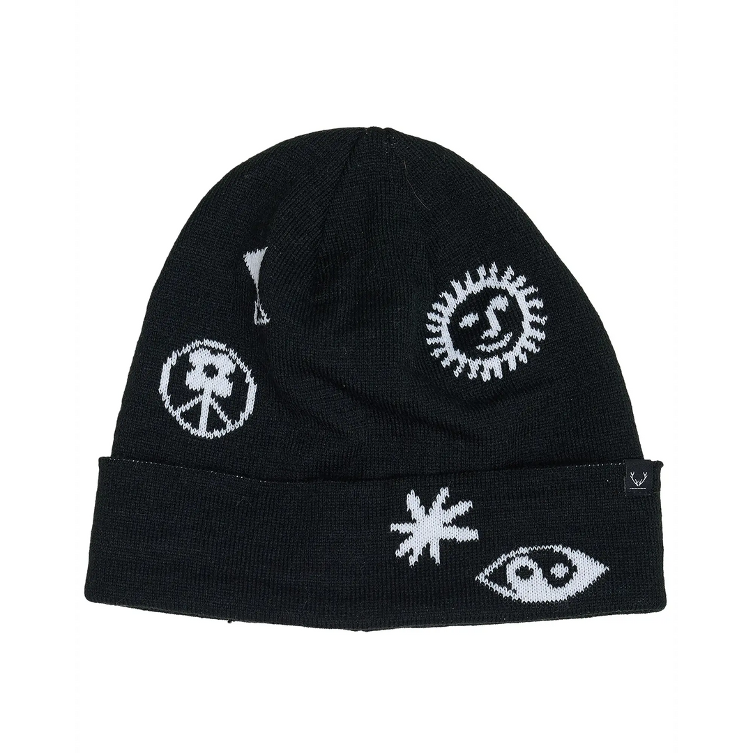 Rojo Sun Dial Beanie - True Black