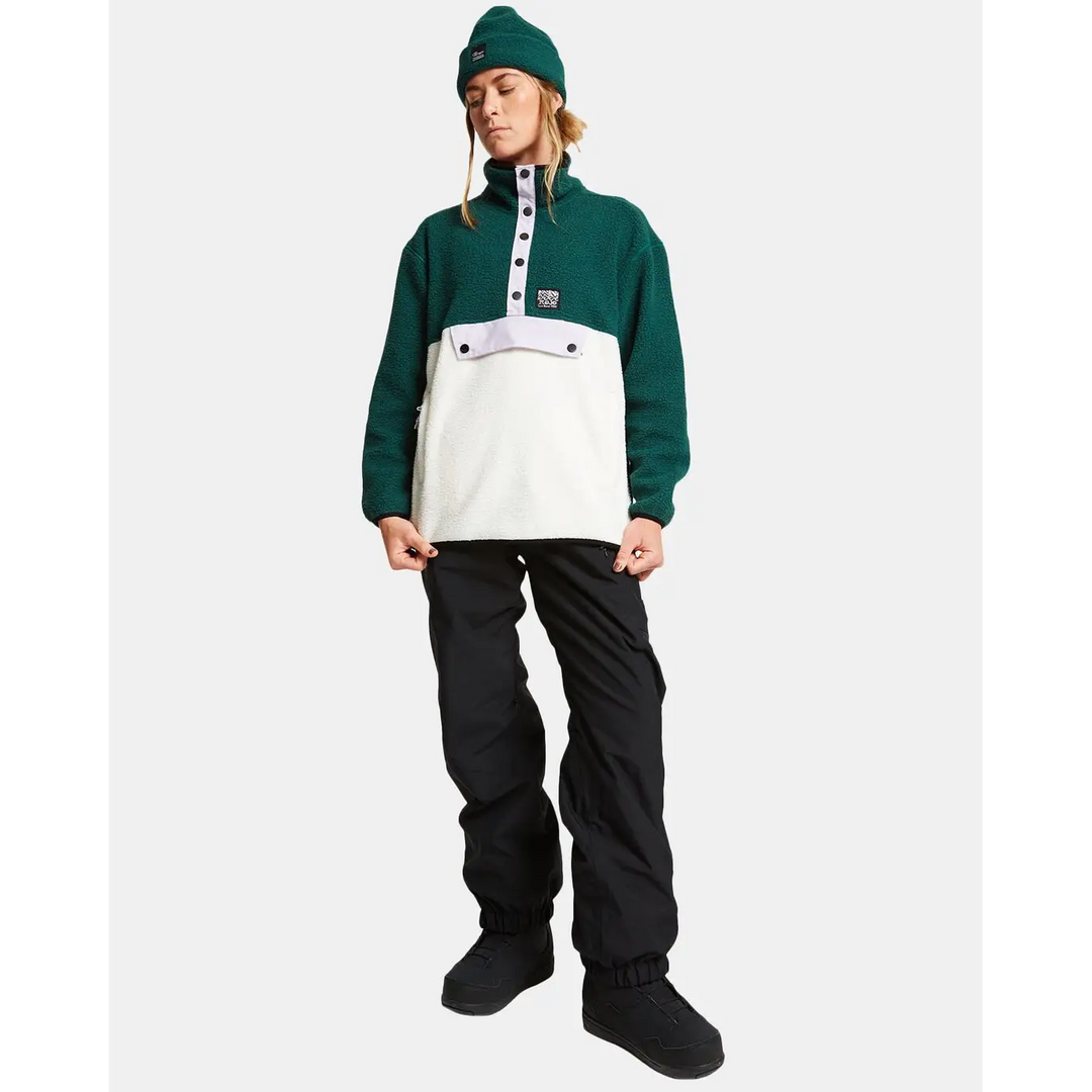 Rojo Supa Fleece Popover - Rain Forest / XS