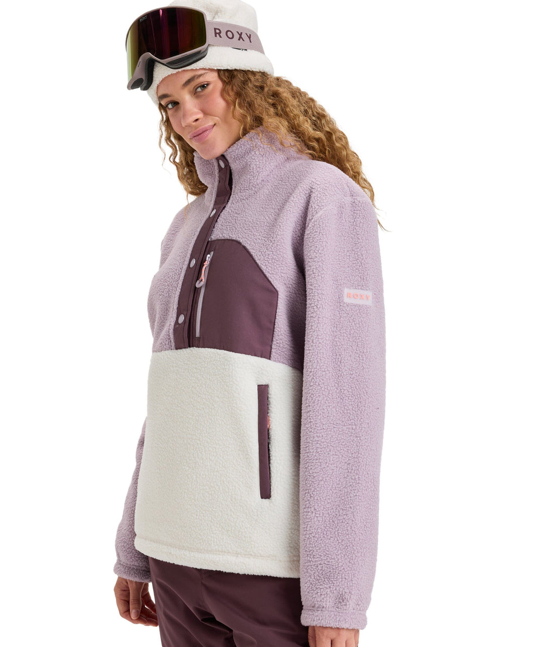 Roxy Alabama Mock Neck Half Zip Fleece Jumper 