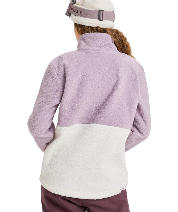 Roxy Alabama Mock Neck Half Zip Fleece Jumper 