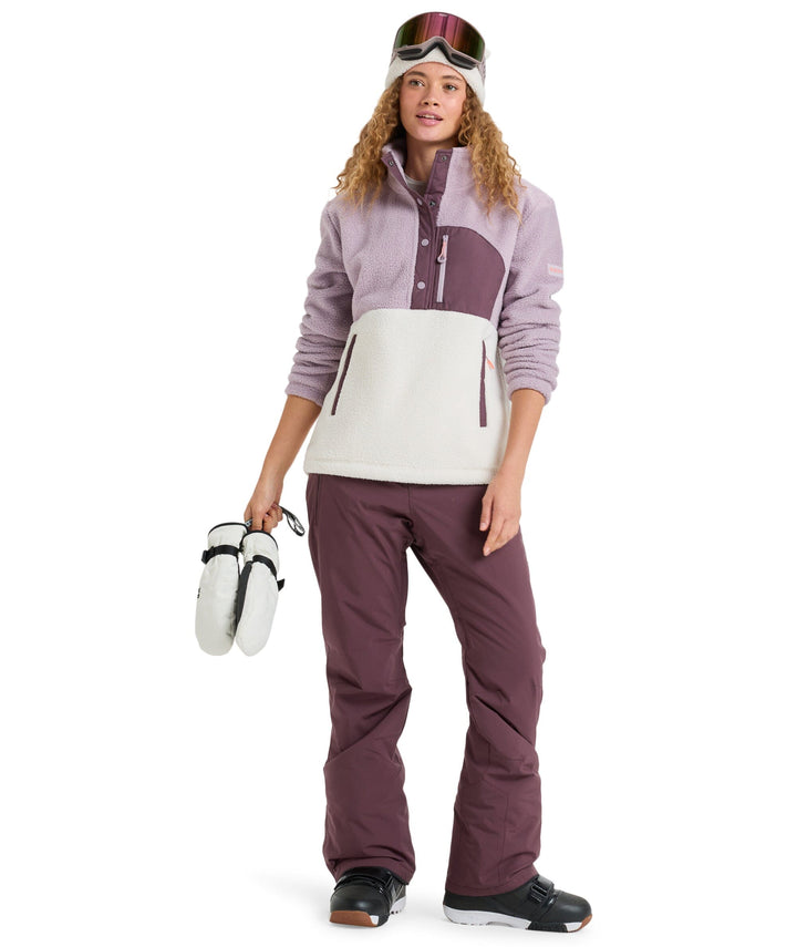 Roxy Alabama Mock Neck Half Zip Fleece Jumper 