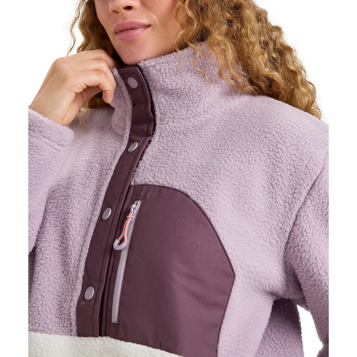 Roxy Alabama Mock Neck Half Zip Fleece Jumper 