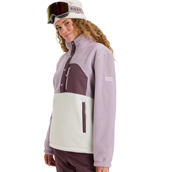 Roxy Alabama Mock Neck Half Zip Fleece Jumper 