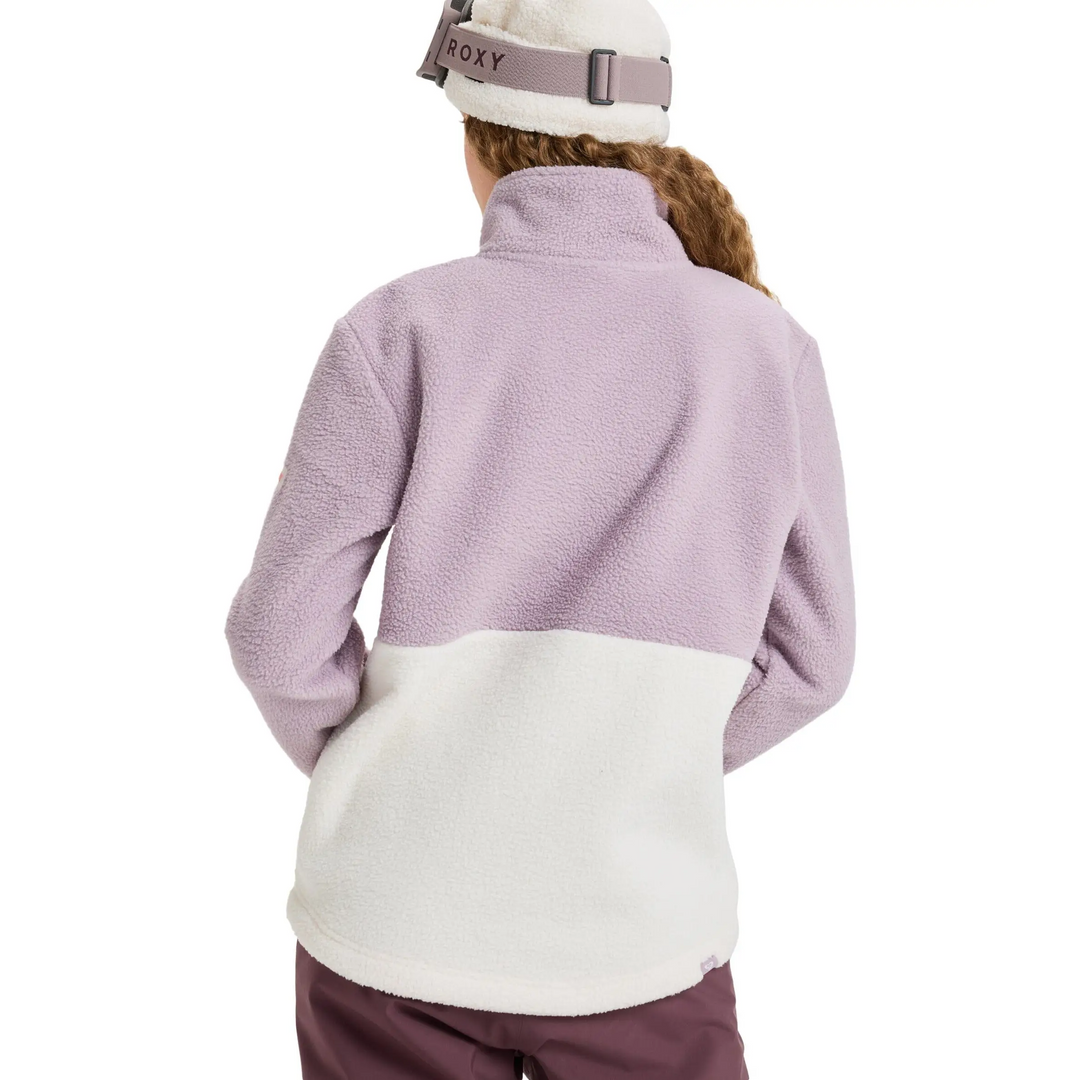 Roxy Alabama Mock Neck Half Zip Fleece Jumper 