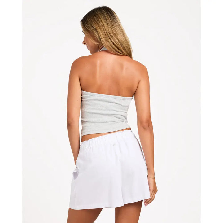 Roxy Base Rib Halter Tank Top