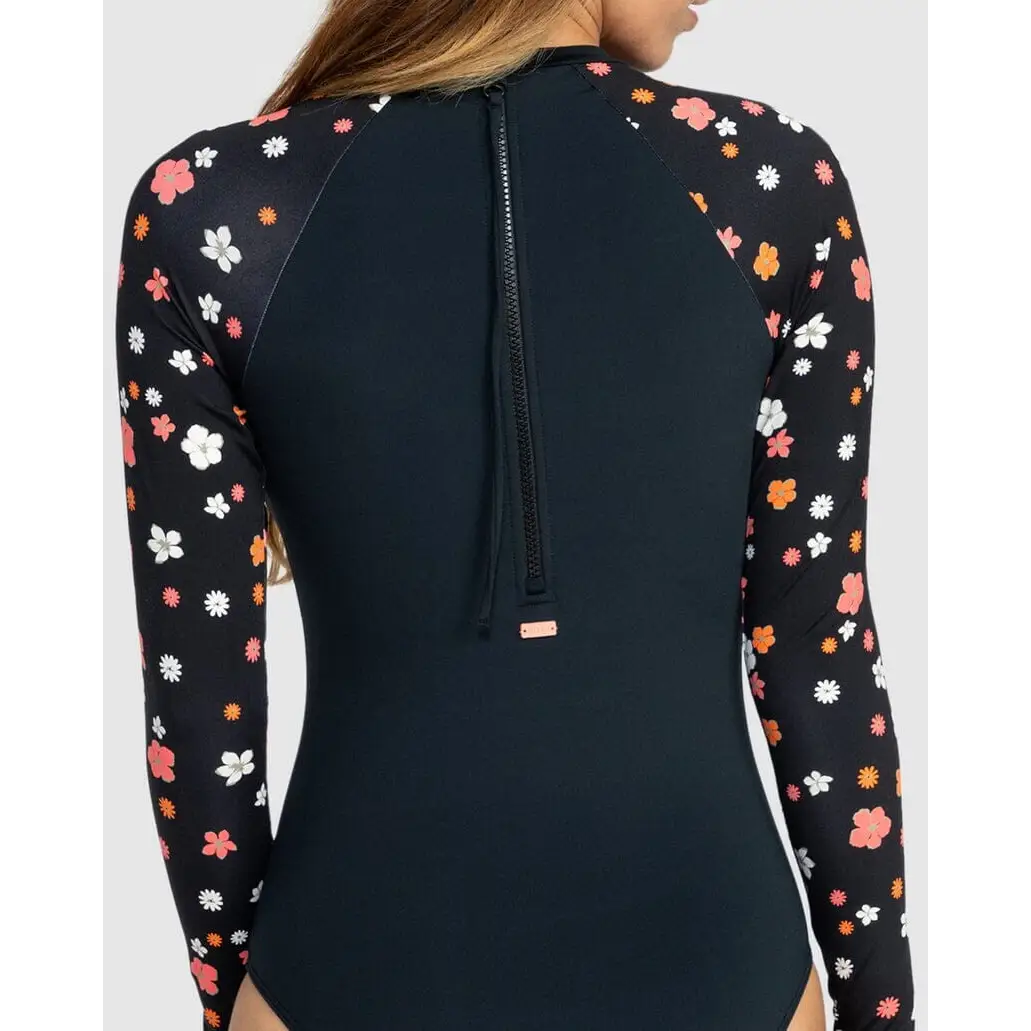 Roxy Basic Long Sleeve One Piece Swimsuit 