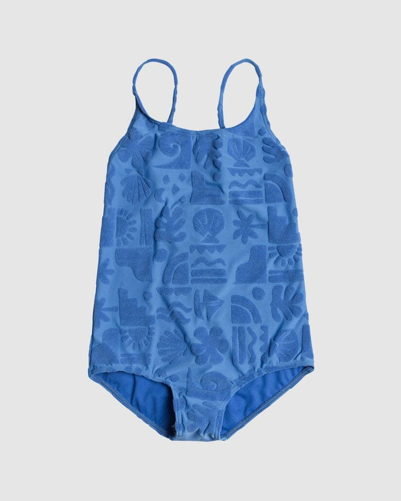 Roxy Beach Check Youth One Piece Swimsuit 