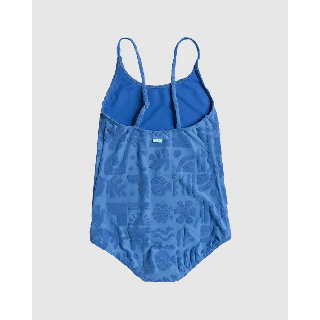 Roxy Beach Check Youth One Piece Swimsuit 