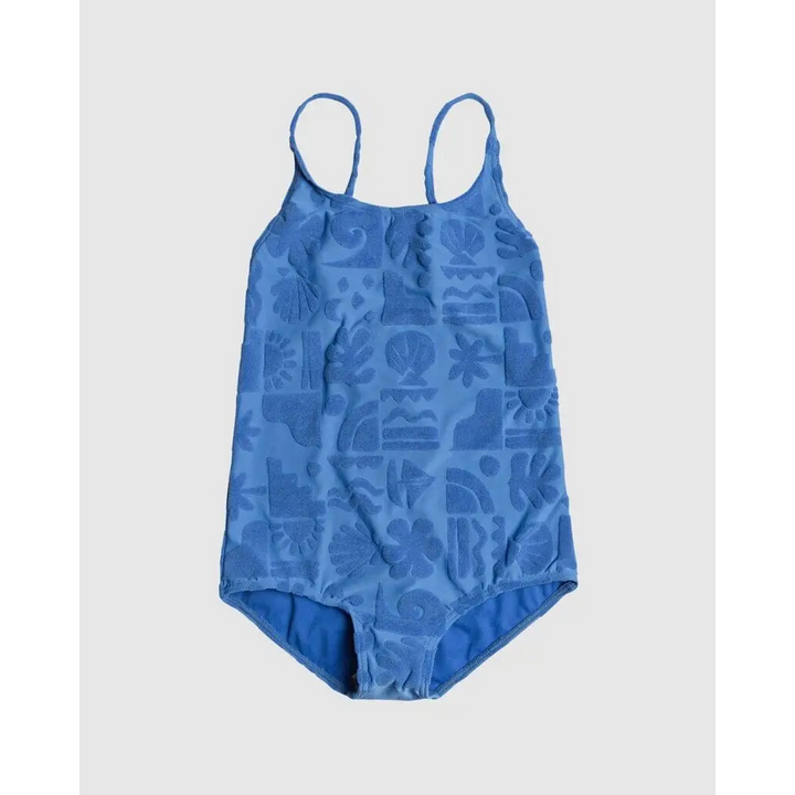 Roxy Beach Check Youth One Piece Swimsuit 