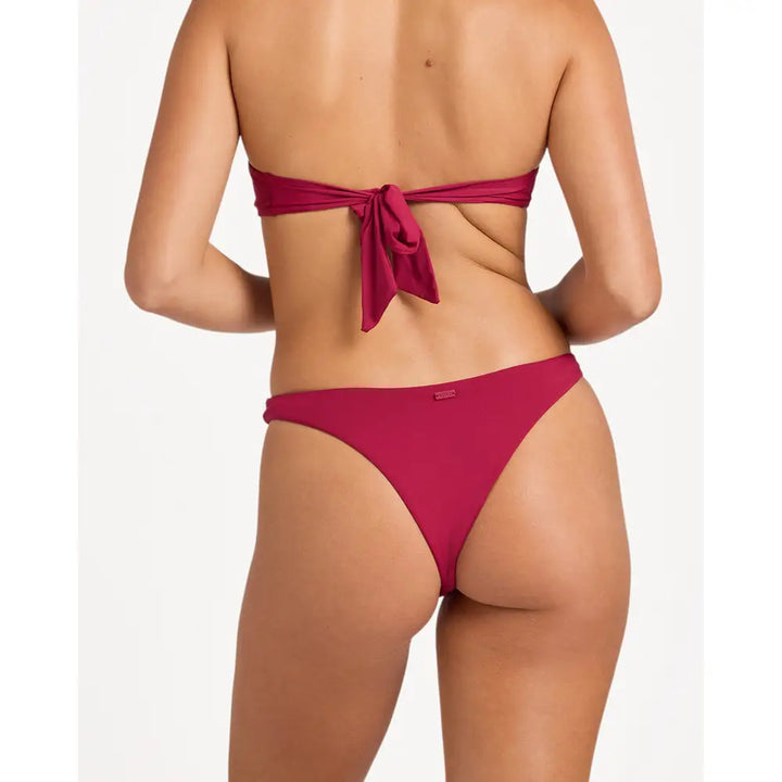Roxy Beach Classics Bandeau High Leg Cheeky Bikini