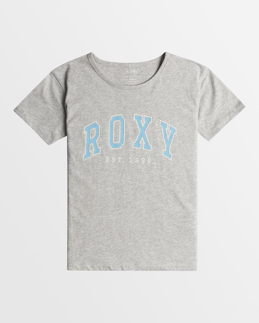 Roxy Day And Night Youth T-Shirt Heritage Heather 8Y 
