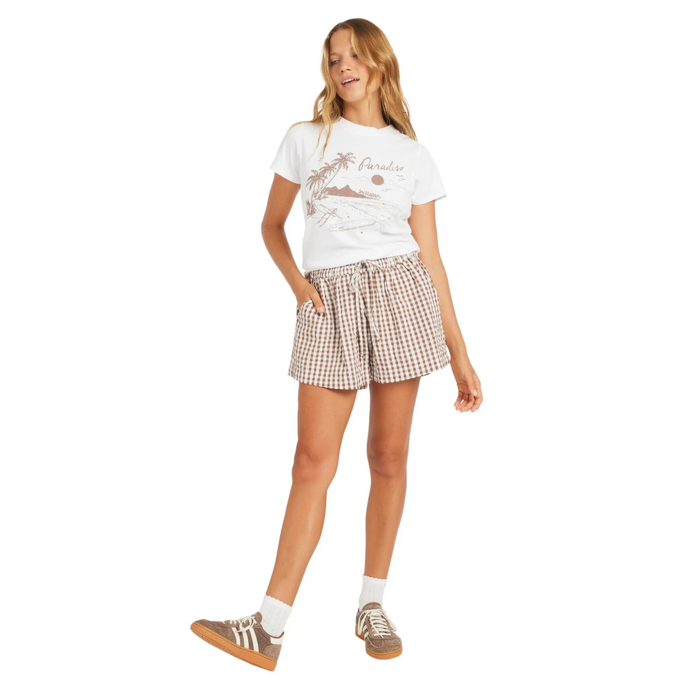 Roxy Delilah Check Shorts 