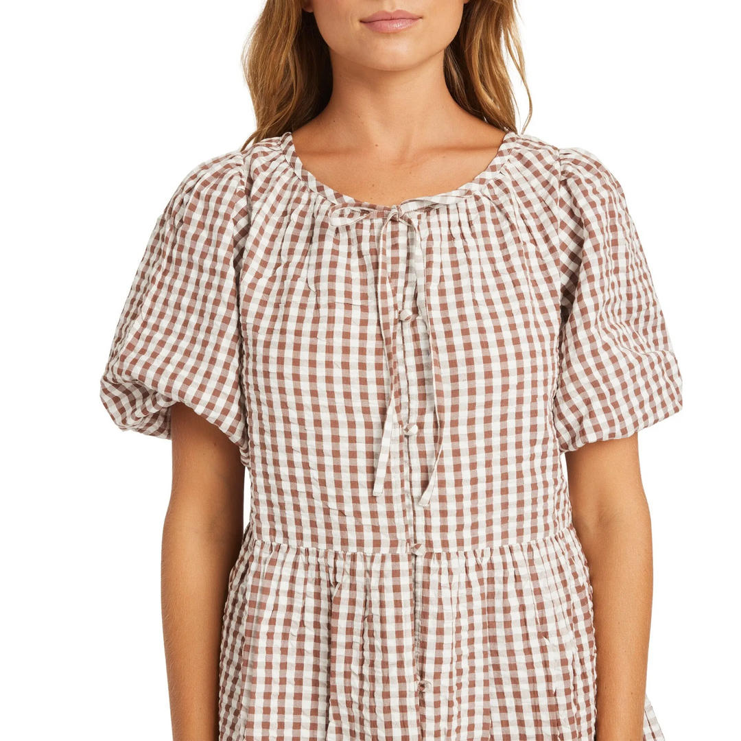 Roxy Delilah Check Top 