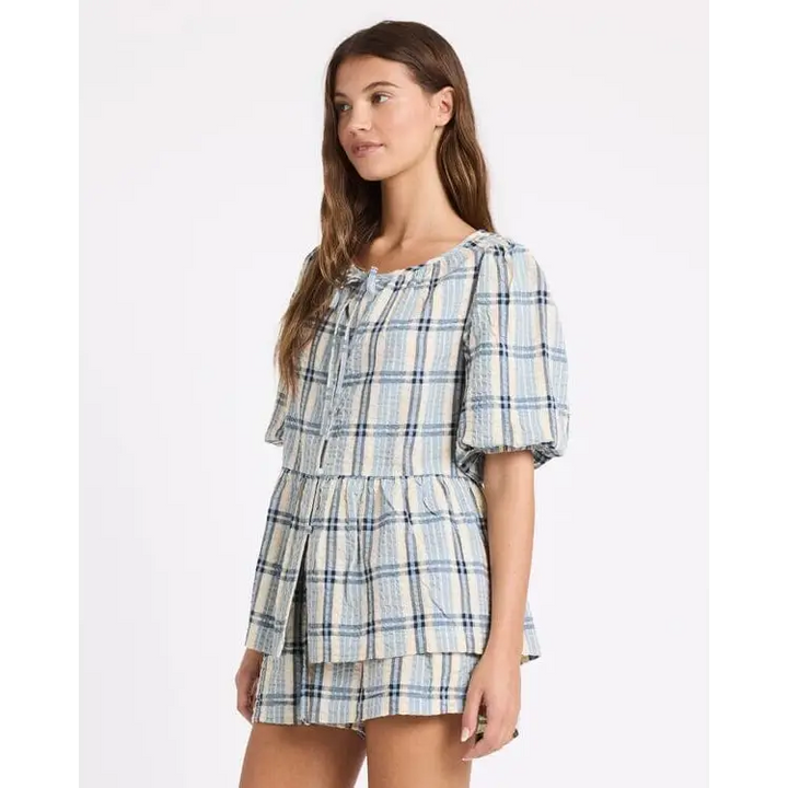 Roxy Dylan Check Top 
