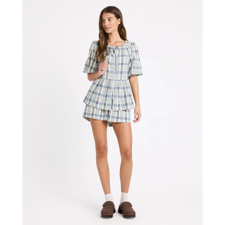 Roxy Dylan Check Top 