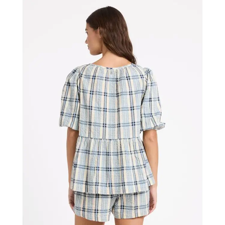 Roxy Dylan Check Top 