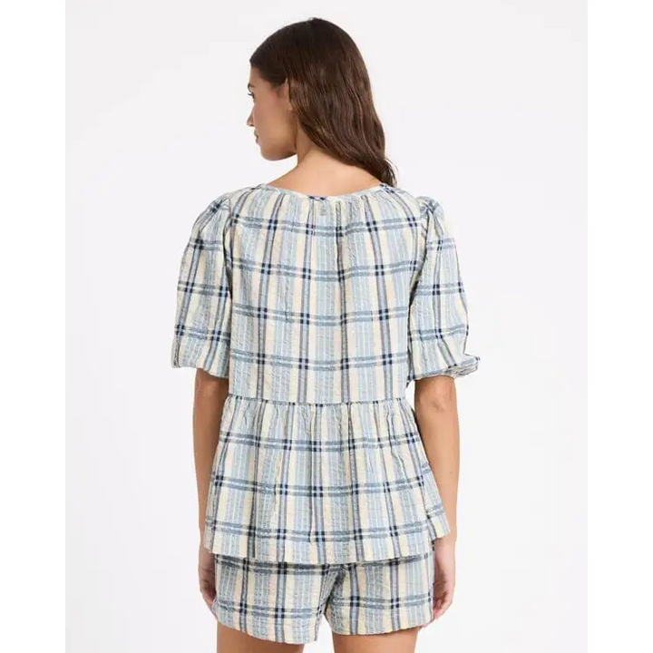 Roxy Dylan Check Top 