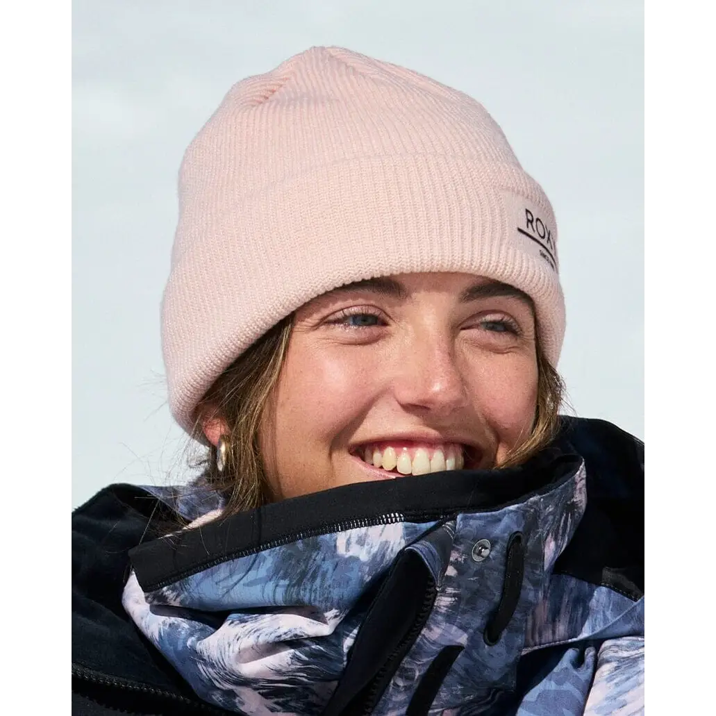 Roxy Folker Beanie Pink Salt 