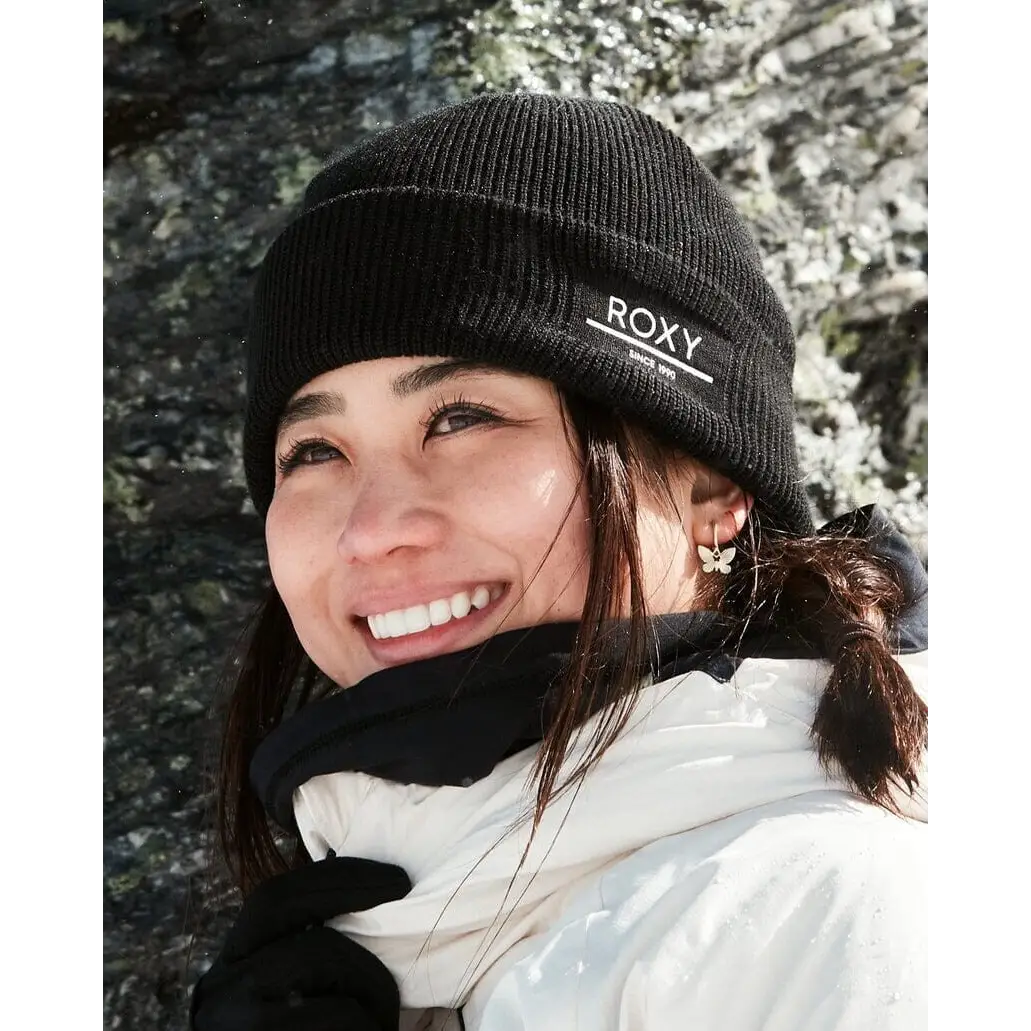 Roxy Folker Beanie True Black 