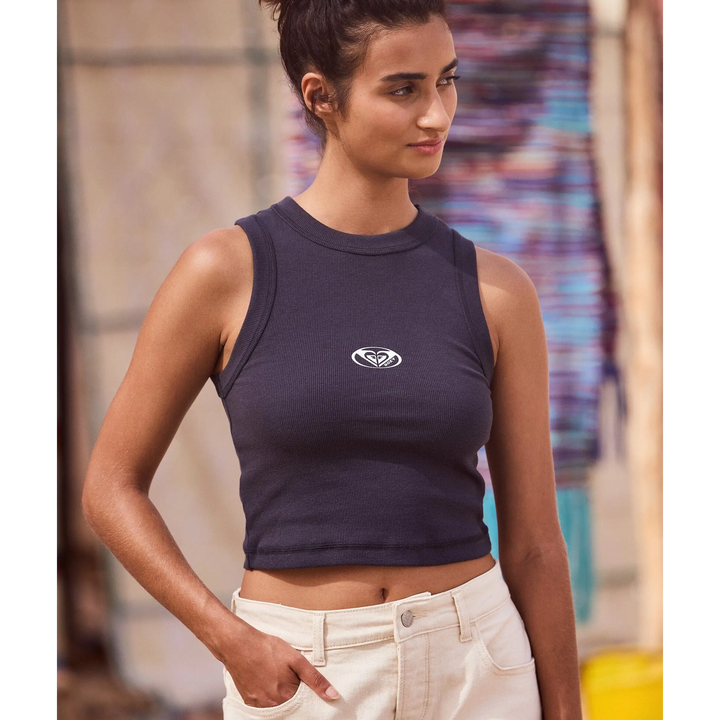 Roxy Frt Cropped Top Phantom S 