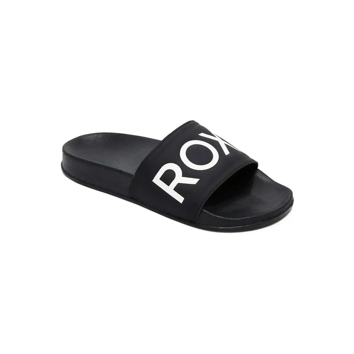 ROXY GIRLS SLIPPY SLIDES BLACK 11 