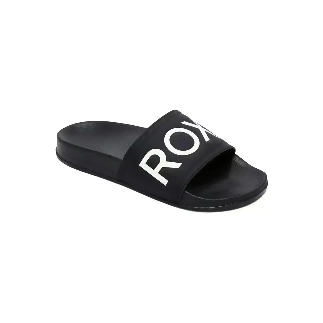 ROXY GIRLS SLIPPY SLIDES BLACK 11 