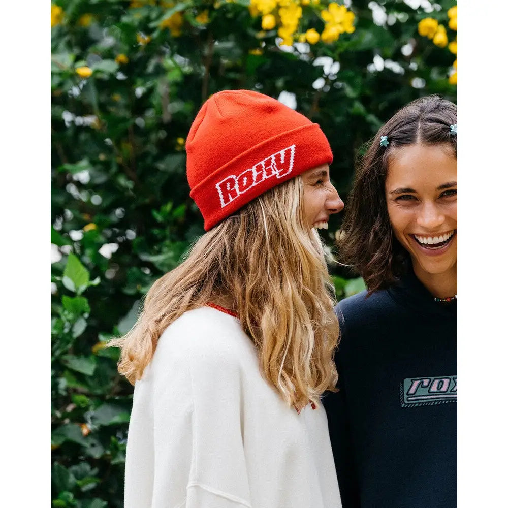 Roxy Going Back Beanie - Rio Red