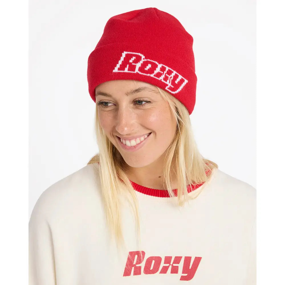 Roxy Going Back Beanie - Rio Red