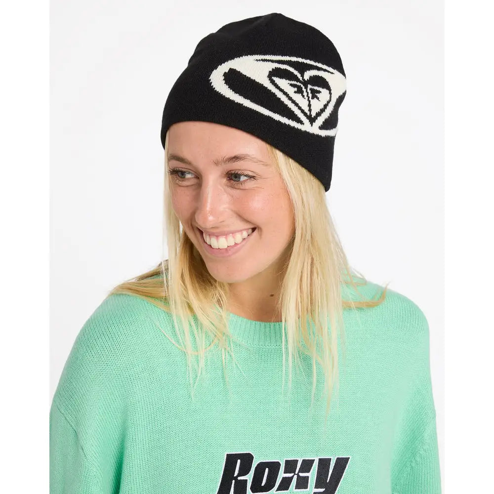 Roxy Heart Of Hearts Beanie - Black