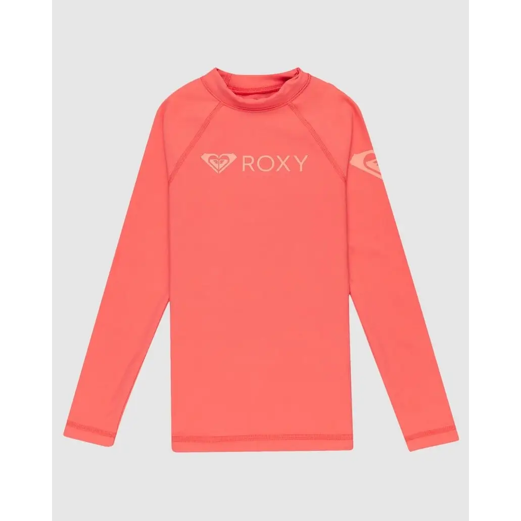 Roxy Heater Lycra Long Sleeve Youth Rash Vest 