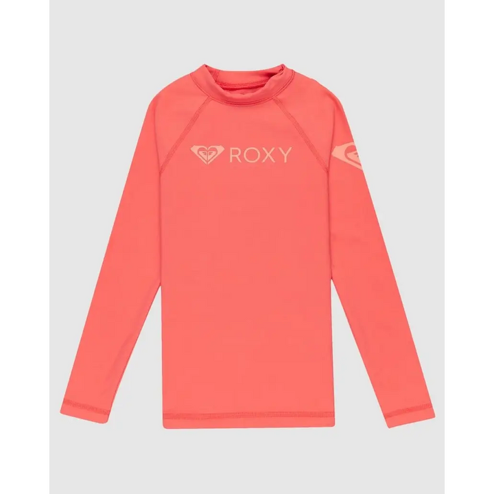 Roxy Heater Lycra Long Sleeve Youth Rash Vest 