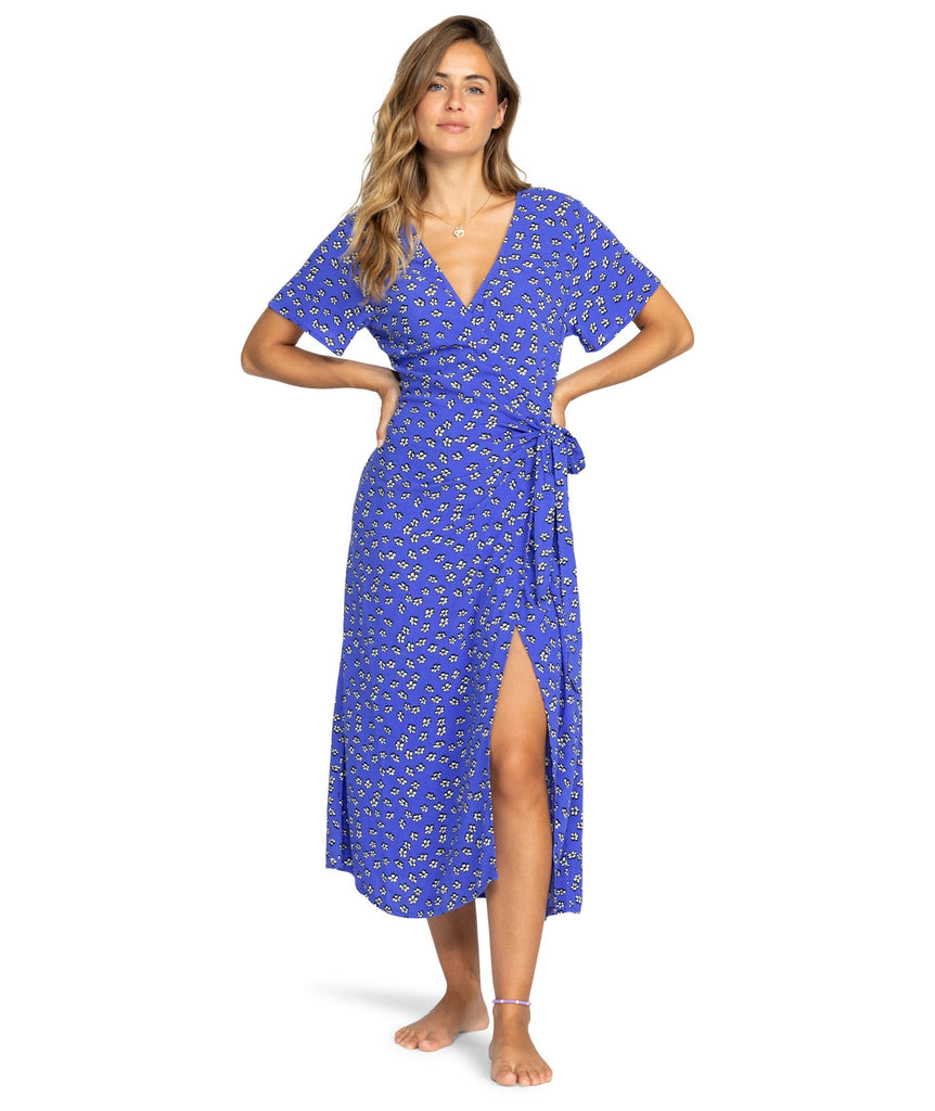 Roxy Indigo Sand Wrap Dress 