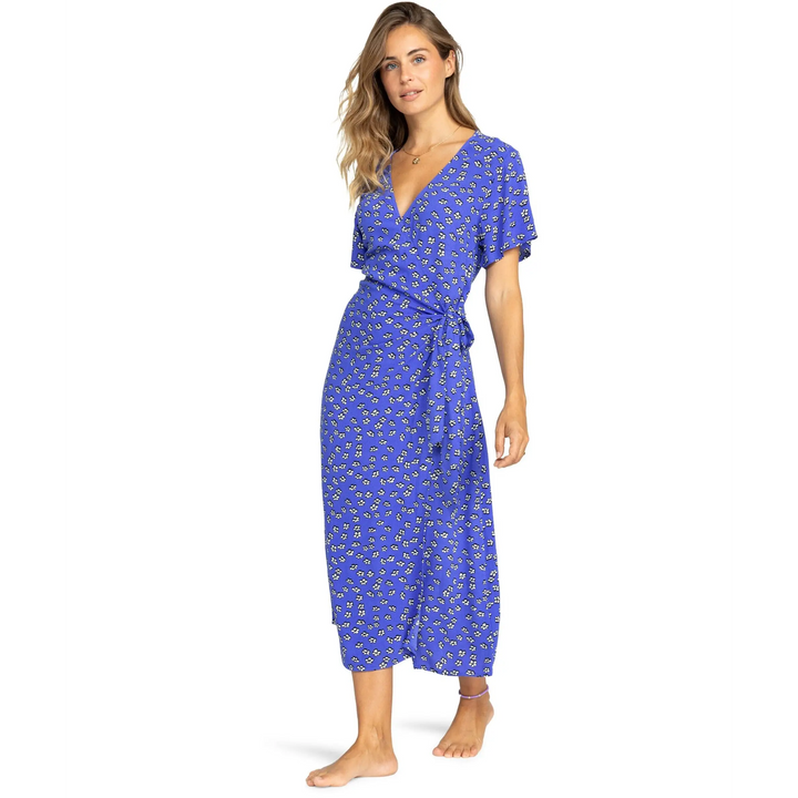 Roxy Indigo Sand Wrap Dress 