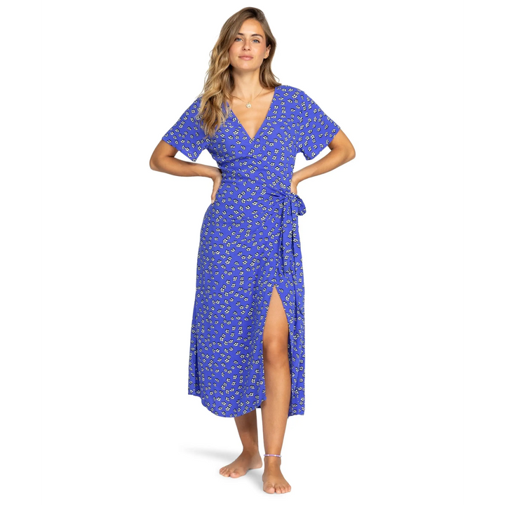 Roxy Indigo Sand Wrap Dress 