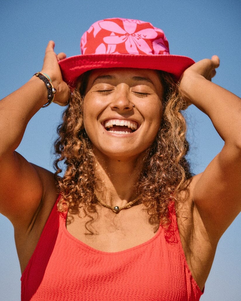 Roxy Jasmine Paradise Reversible Bucket Hat 