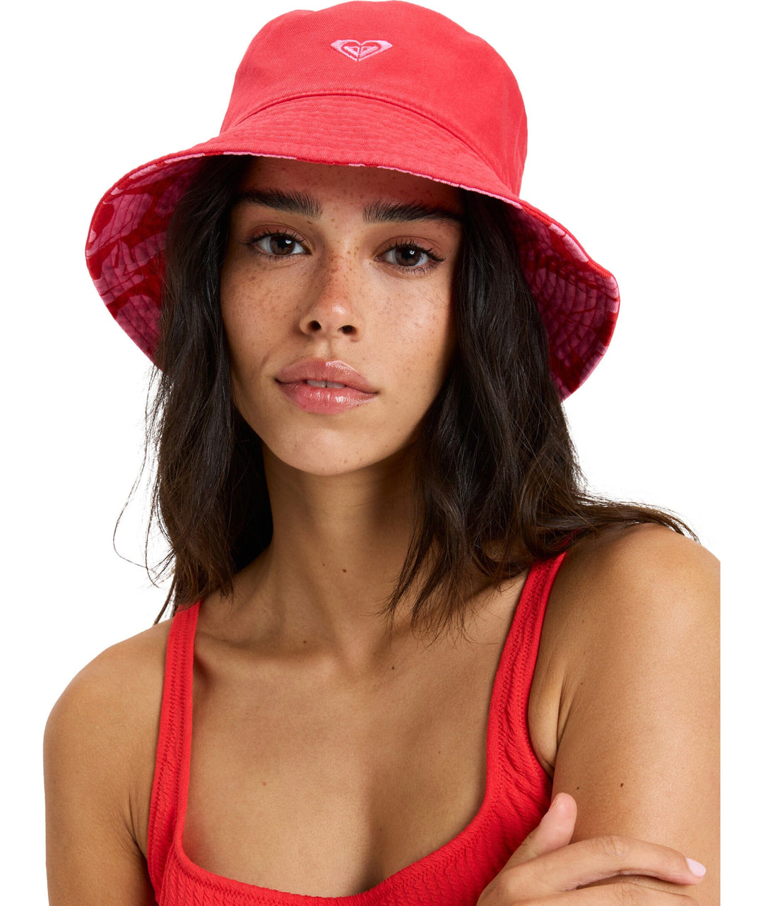 Roxy Jasmine Paradise Reversible Bucket Hat 
