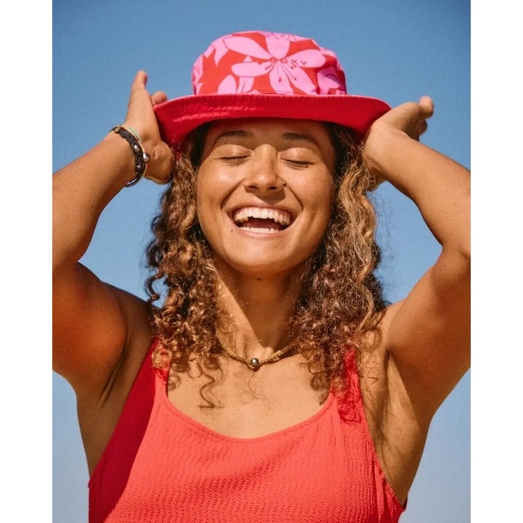 Roxy Jasmine Paradise Reversible Bucket Hat 
