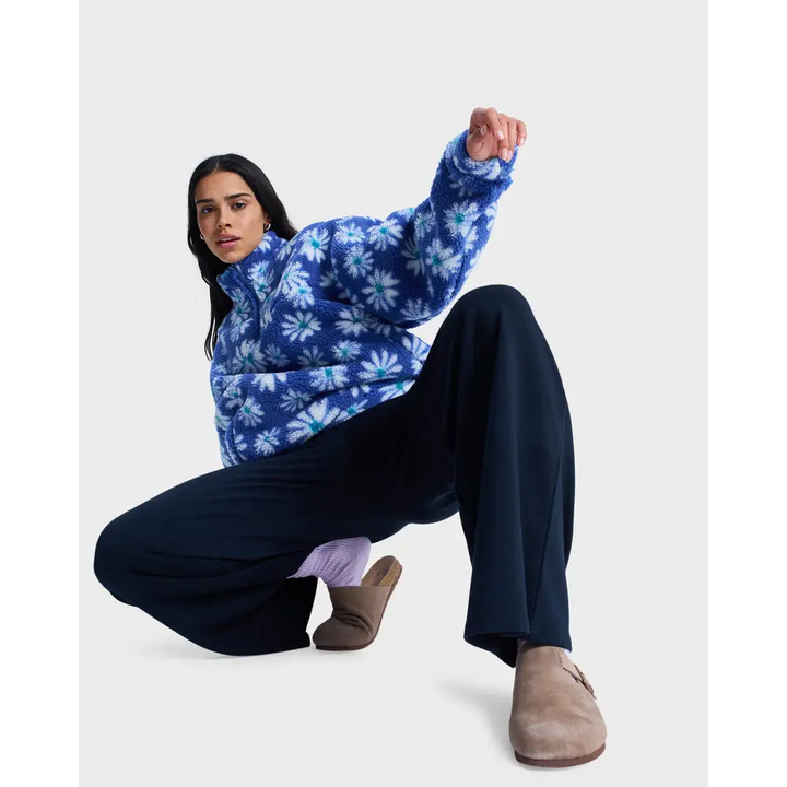 Roxy Jive Talking Bonded Half Zip Fleece Jumper