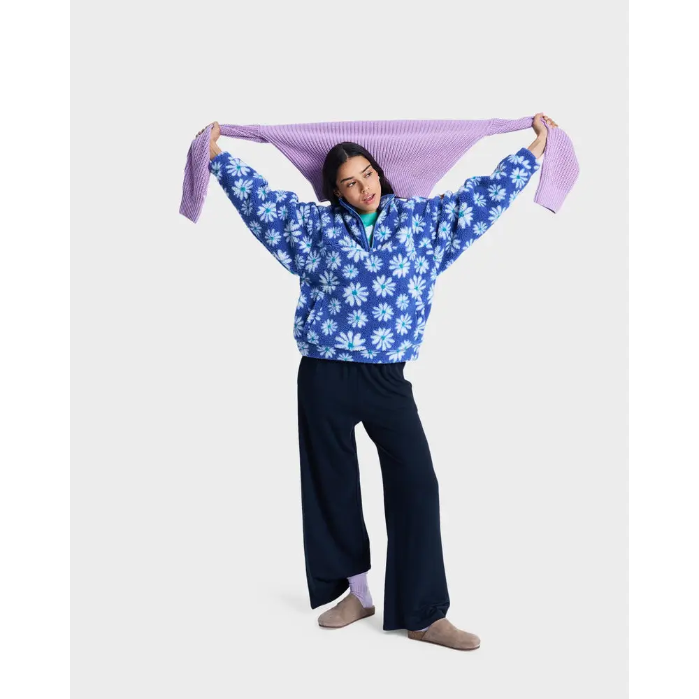 Roxy Jive Talking Bonded Half Zip Fleece Jumper