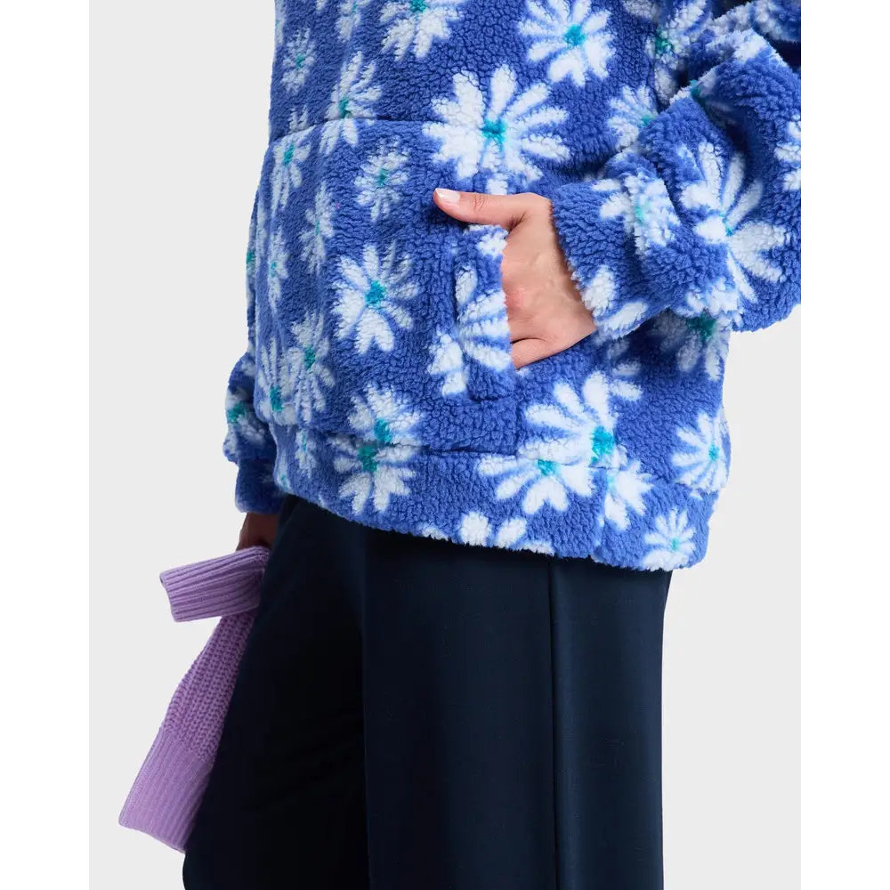 Roxy Jive Talking Bonded Half Zip Fleece Jumper